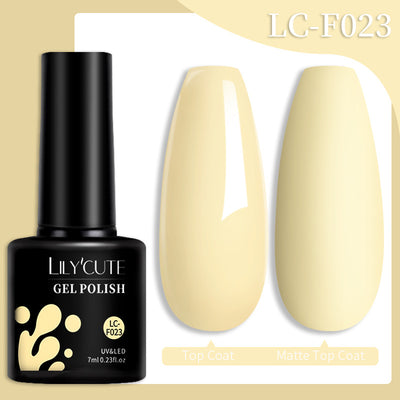 Set de Pegamento para Uñas con Brillo de Color Sólido - Image 58