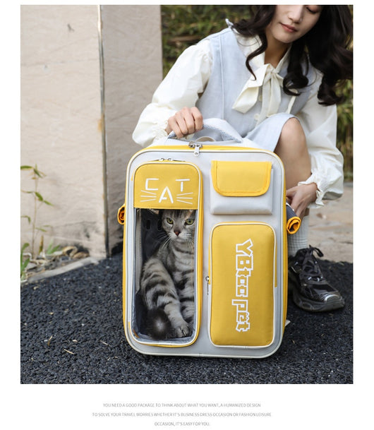 Mochila Transportín para Gatos - Diseño Versátil Todo Clima - Image 18
