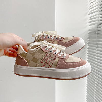 Zapatillas Retro Cuadros Plataforma Alto - Image 9