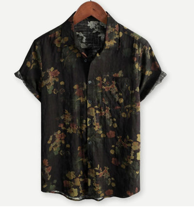 Camisa Hawaiana de Manga Corta con Solapa - Image 17