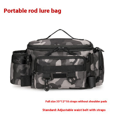 Bolsa de Cintura Multifuncional para Caña de Pescar de Gran Capacidad - Image 7