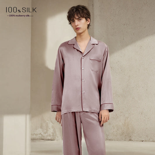 Pijamas de Seda Pesada Mumi para Hombre - Image 15