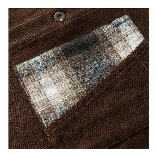 Camisa Vintage de Pana con Costuras Reforzadas para Hombre - Image 15