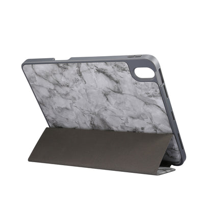 Funda Tri-fold para Tablet 9" con Ranura para Bolígrafo y Diseño Marmolado - Image 2