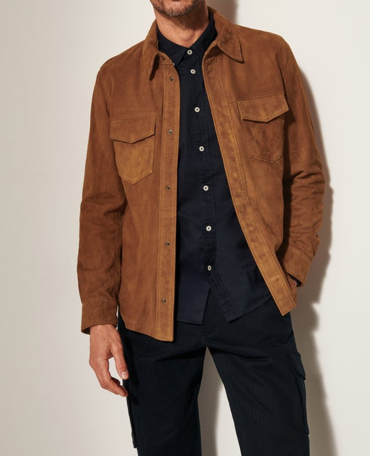 Chaqueta Noah de Gamuza para Hombre - Abrigo Elegante y Versátil - Image 6