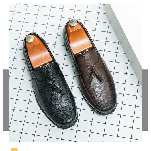 Mocasines de Cuero con Borla para Hombre - Zapatos Casuales Ejecutivos - Image 19