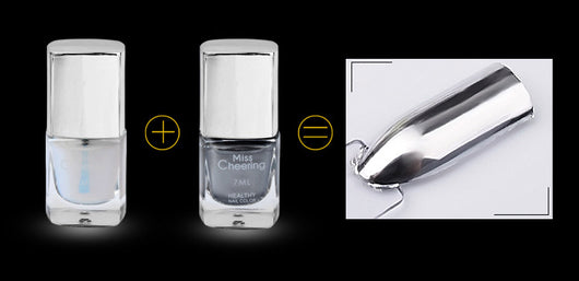 Base Coat Espejo Plateado - Tratamiento Profesional para Uñas - Image 14