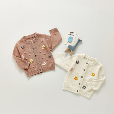 Cardigan Tejido de Algodón para Bebé - Image 11