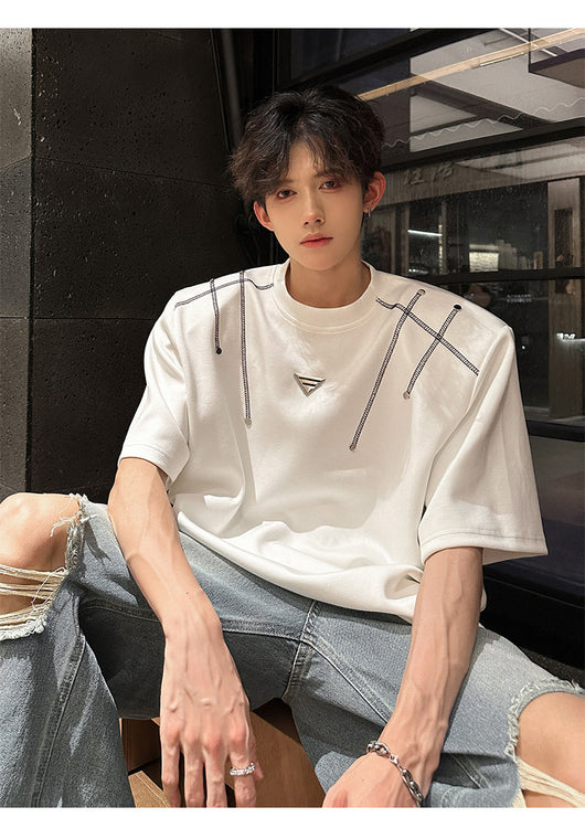 Playera Casual Hombres con Hombreras - Diseño Moderno para Verano - Image 16