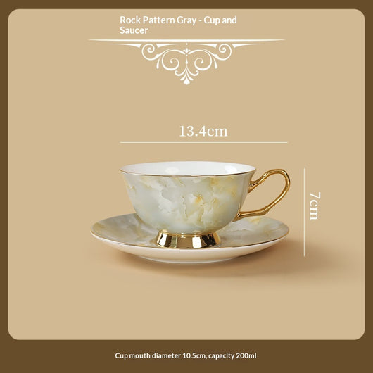 Juego de Taza y Plato de Cerámica Premium con Diseño Impreso - Image 9