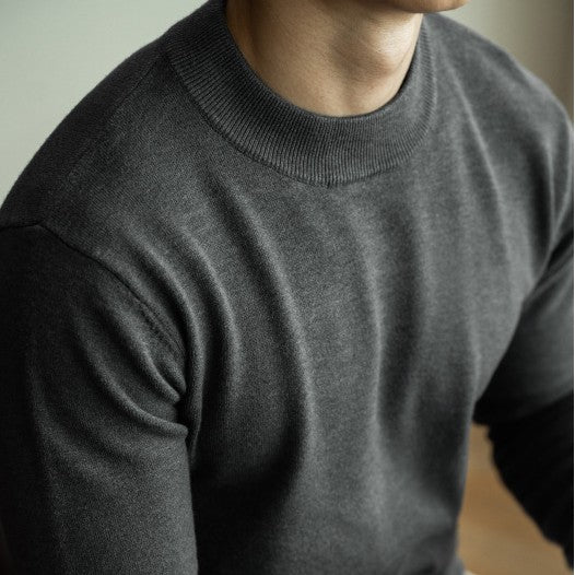 Polera Cuello Redondo Básica para Otoño e Invierno