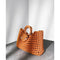Bolso Tote Tejido a Mano en Cuero - Diseño Bicolor Exclusivo