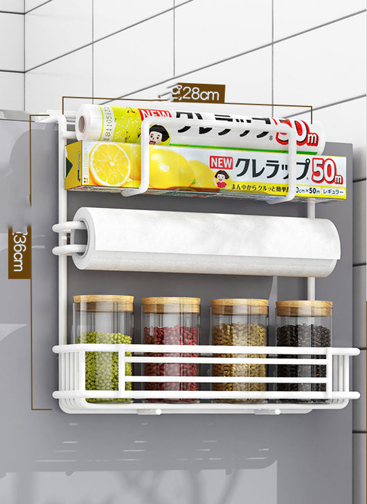Organizador Lateral para Refrigerador - Almacenamiento Inteligente de Cocina - Image 13