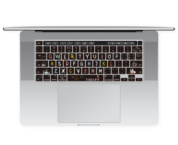 Protector de Teclado Colorido para Laptop - Película Transparente Trendy - Image 7