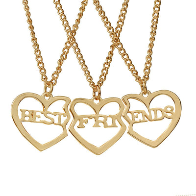 Collar Colgante Corazón Tres Pétalos Dorado - Joyería Elegante - Image 10