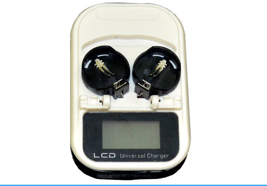 Cargador Inteligente LCD para Baterías de Botón 3.6V Recargables