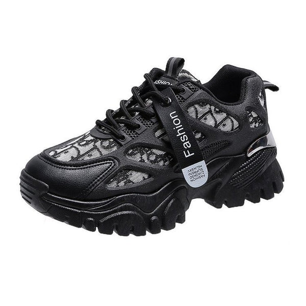 Zapatos Deportivos para Mujer Tipo Daddy Shoes - Malla Transpirable y Versátil