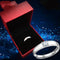 One Carat Blanco Dorado Diamond Ring Couple Sterling Plateado O