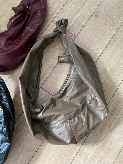 Bolsa Mensajero Retro Dumpling de Hombro Relajado - Image 8