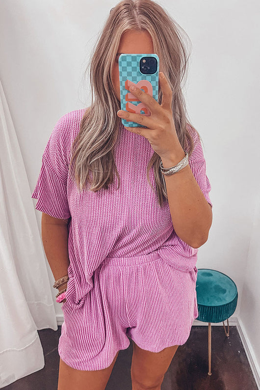 Conjunto de Dos Piezas: Camiseta y Shorts para Mujer - Image 11