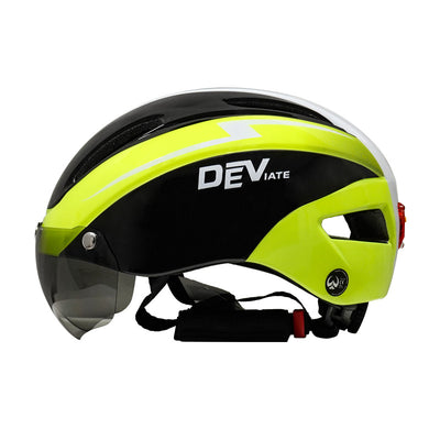 Casco de Ciclismo con Gafas Integradas y Luz Trasera - Image 7