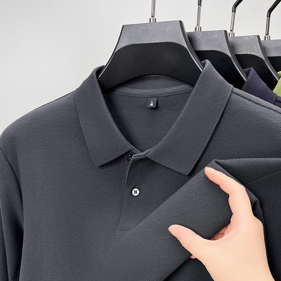 Camisa Polo Ejecutiva Manga Larga con Solapa - Image 13