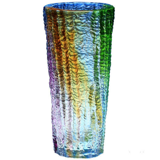 Jarrón de Cristal Artesanal Grande con Brillo Luminoso - Image 10