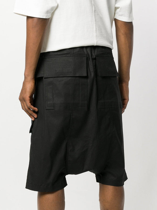 Pantalones Cortos Deportivos Harem Cropped Estilo Street Dark