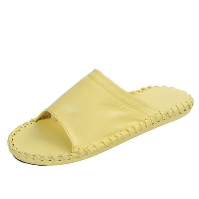Pantuflas Planas Artesanales para Mujer con Costura a Mano - Image 7
