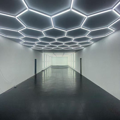 Luz LED Hexagonal para Garaje - Diseño Panal - Image 3