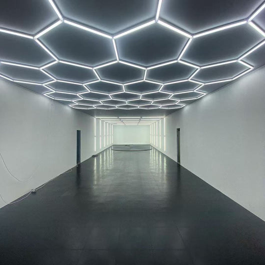 Luz LED Hexagonal para Garaje - Diseño Panal - Image 3