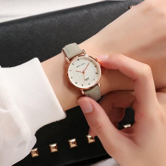 Reloj de Cuarzo para Dama Casual con Correa, Diseño de Pareja - Image 6