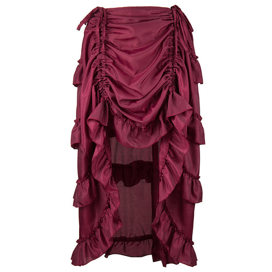 Falda Corset Irregular Piratas del Caribe - Estilo Gótico Corsé - Image 7