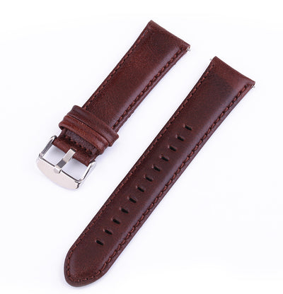 Correa de Cuero Genuine para Smartwatch - Patrón Crazy Horse Premium - Image 17