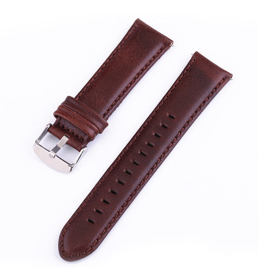 Correa de Cuero Genuine para Smartwatch - Patrón Crazy Horse Premium - Image 17