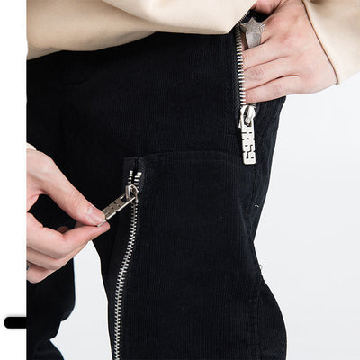 Pantalones Corduroy Sueltos con Cierre Frontal - Estilo Urbano - Image 10