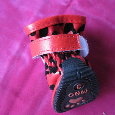 Zapatos para Mascotas con Estampado Leopardo en Cuero PU - Image 8