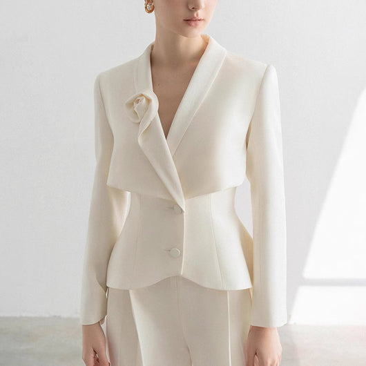 Traje Ejecutivo Damasco para Mujer - Conjunto Profesional Elegante - Image 4