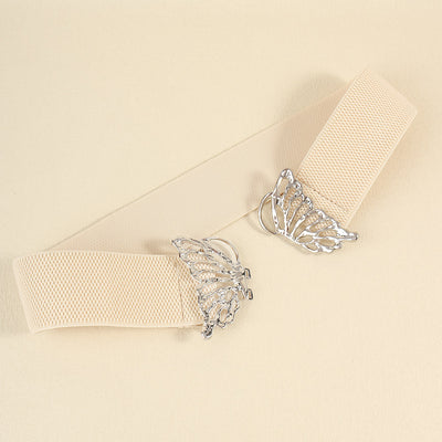Cinturón Elástico para Mujer con Hebilla Mariposa - Accesorio Decorativo Versátil - Image 22