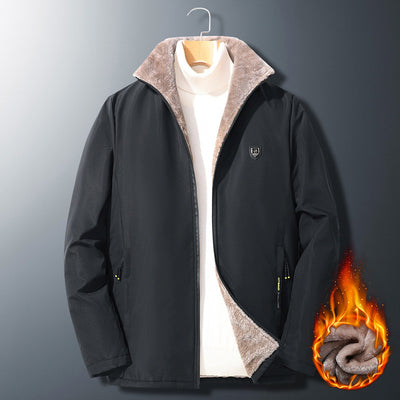 Chaqueta de Cordero Acolchada para Hombre Talla Grande - Calidez Extrema - Image 2