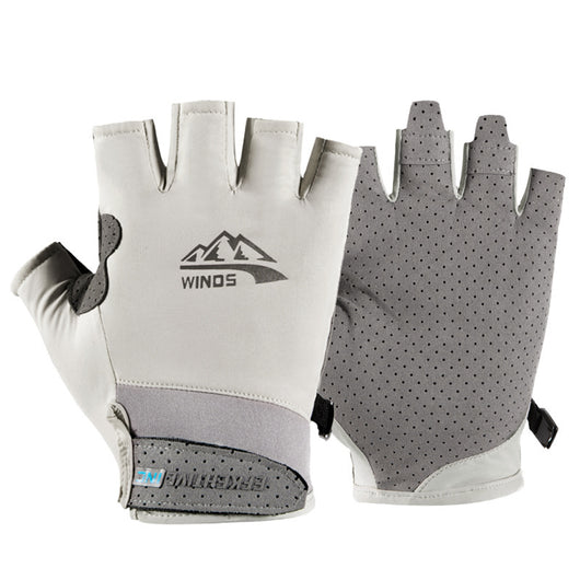 Guantes de Verano para Hombre con Dos Dedos Descubiertos para Pesca y Ciclismo - Image 7