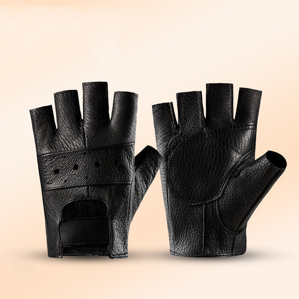 Guantes de Cuero de Oveja para Fitness Hombre y Mujer