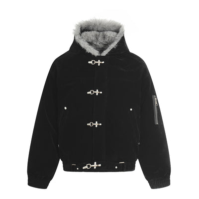 Abrigo Suelto de Diseño Personalizado Estilo Urbano Estadounidense Premium - Image 5