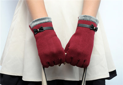 Guantes para Mujer con Lazo Táctiles y Cálidos - Image 3