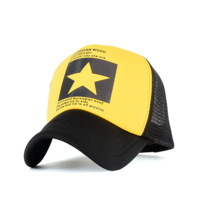 Gorra de Béisbol con Estampado de Estrella de Cinco Puntas - Image 9