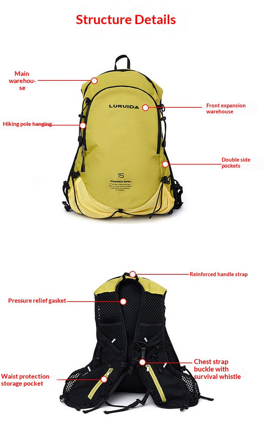 Mochila de Senderismo y Alpinismo para Deportes al Aire Libre - Image 12