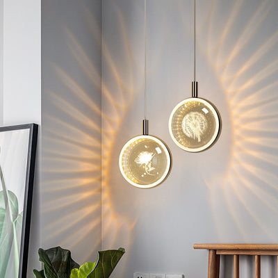 Lámpara Colgante Nórdica Medusa de Cristal para Dormitorio