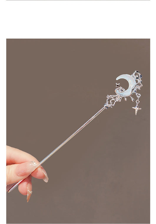Pasador Moonstone de Piedra Lunar para Recogidos Elegantes - Image 15