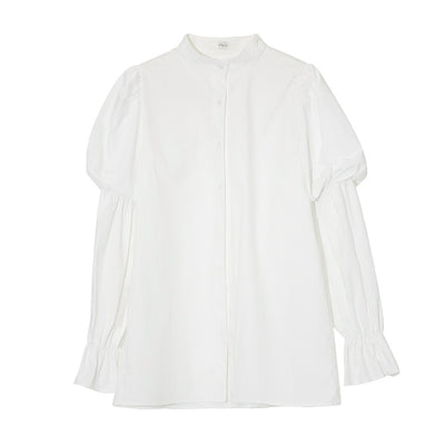 Blusa Blanca Oversize con Mangas Voluminosas - Diseño Versátil - Image 8