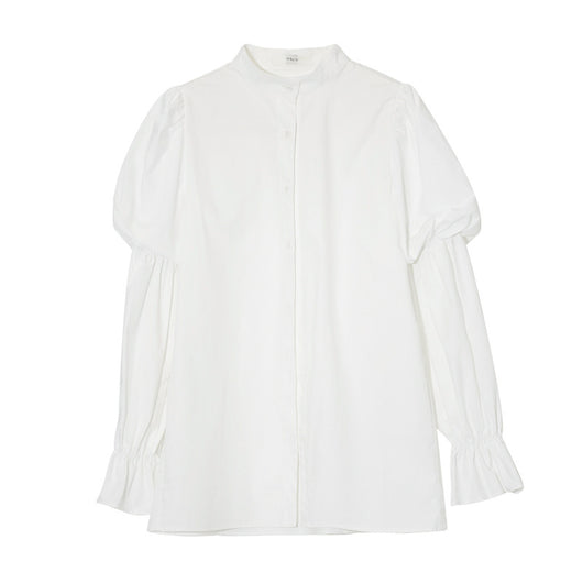Blusa Blanca Oversize con Mangas Voluminosas - Diseño Versátil - Image 8